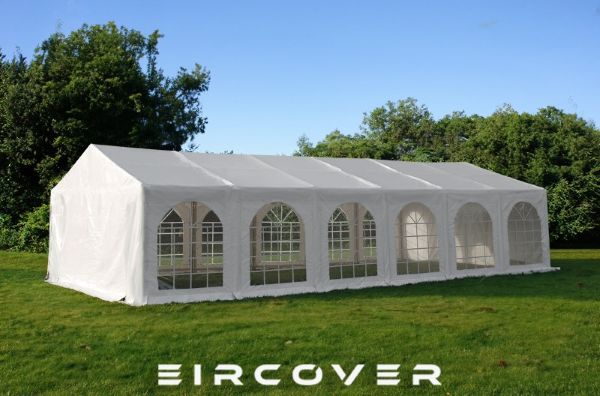 Premium Marquee 6m x 10m PVC Cover - White (with ground frame) - Image 10