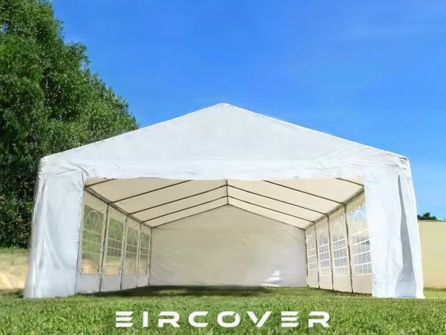 Standard Marquee 6m x 12m PE Cover - White - Image 4