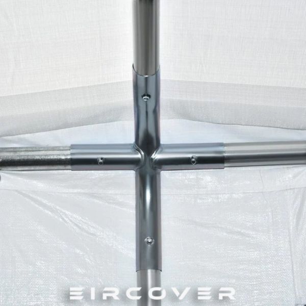 Premium Marquee 4m x 8m PVC Cover - White / ground bars - Image 4
