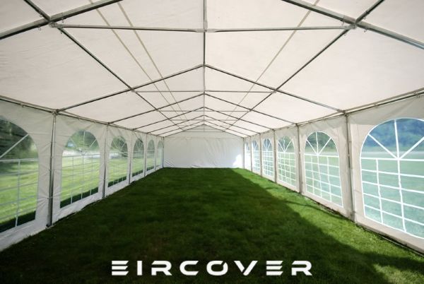 Premium Marquee 6m x 10m PVC Cover - White (with ground frame) - Image 3