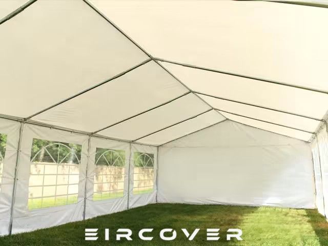Standard Marquee 6m x 12m PE Cover - White - Image 9