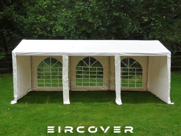 Premium Marquee 3m x 6m PVC Cover - White / ground bars - Image 7