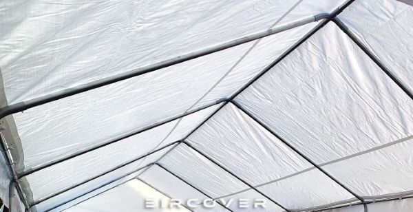 Premium Marquee 4m x 8m PVC Cover - White - Image 5