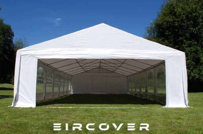 Premium Marquee 6m x 10m PVC Cover - White (with ground frame) - Image 7