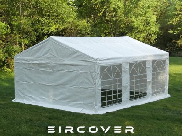 Standard Marquee 5 x 6 PE Gsm 180/160 White ground bars