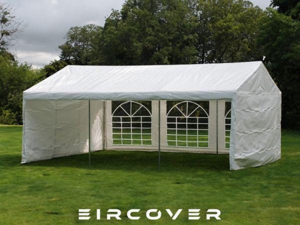 Standard Marquee 5 x 6 PE Gsm 180/160 White ground bars - Image 4