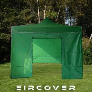 Pop Up Gazebos 3m x 3m Aluminium Hexagonal Green