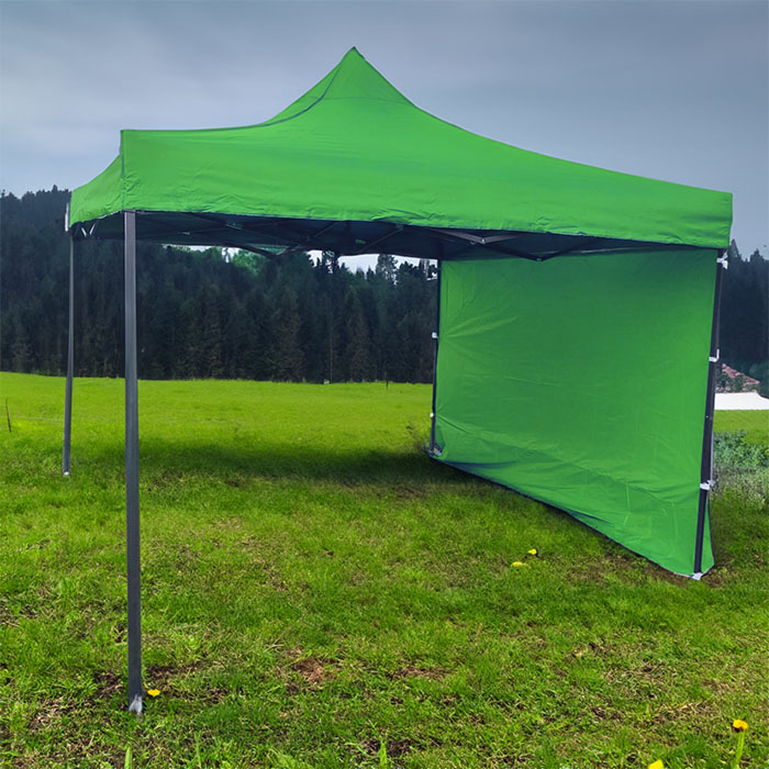 Pop-up Gazebo 3 X 3 (10ft x 10ft) Iron frame Green - Marquee World