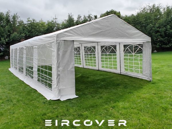 Garden Marquee 4 X 10 PE - Bolt System White - Image 3
