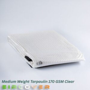 170 gsm MIdgrade Tarpaulins Mono Clear
