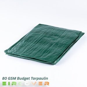 80 GSM Budget Tarpaulins Green