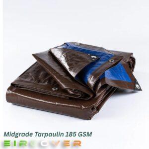 185 Gsm Midgrade Tarpaulin Brown/Blue