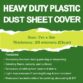Plastic Dust Sheet 2m by 3m