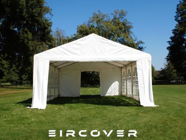Premium Marquee 4m x 6m PVC Cover - White / ground bars - Image 7