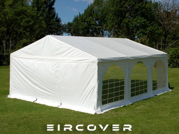 Premium Marquee 5m x 6m PVC Cover - White / ground bars - Image 7