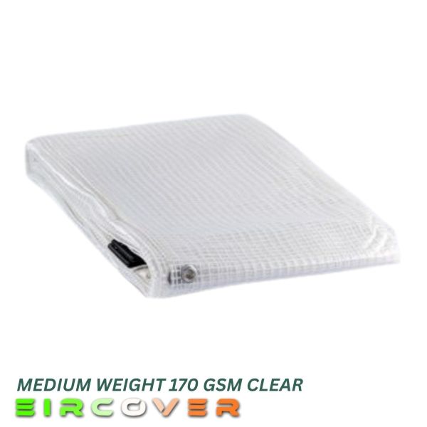 170 gsm Midgrade Tarpaulins Mono Clear