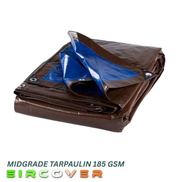 185 Gsm Midgrade Tarpaulin Brown/Blue - Image 4