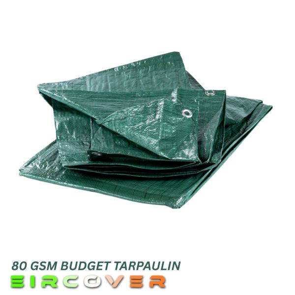 80 GSM Budget Tarpaulins Green - Image 3