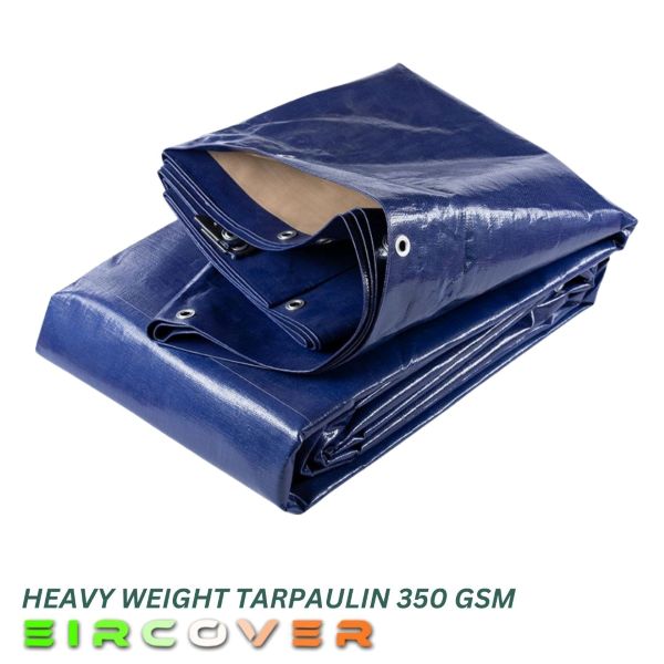 350 Gsm Heavyweight Tarpaulins Blue / Beige - Image 4