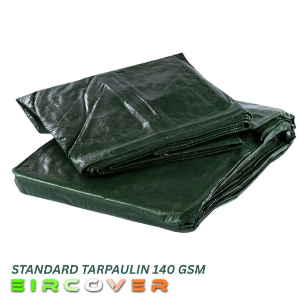 140 Gsm Standard Tarpaulin Green / Silver - Image 4