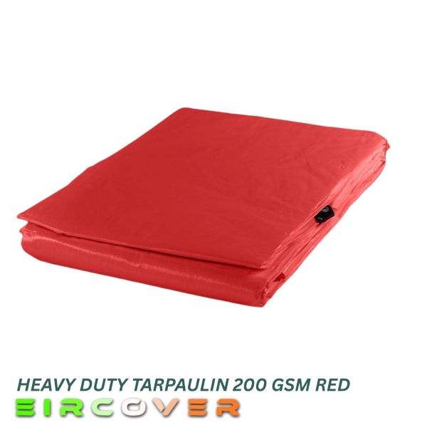 200 Gsm Heavy Duty Tarpaulins Red