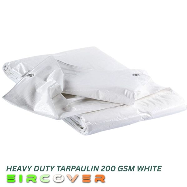 200 Gsm Heavy Duty Tarpaulins White - Image 3