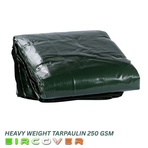 250 Gsm Heavy Duty Tarpaulins Green / Brown
