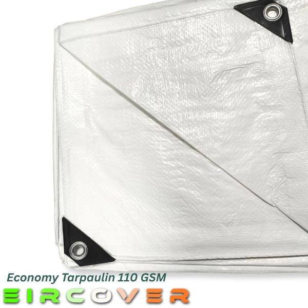 110 GSM Economy Tarpaulin White - Image 4