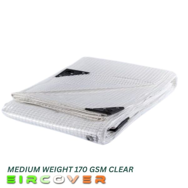 170 gsm Midgrade Tarpaulins Mono Clear - Image 2