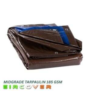 185 Gsm Midgrade Tarpaulin Brown/Blue
