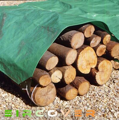 140 Gsm Standard Tarpaulin Green / Silver - Image 3