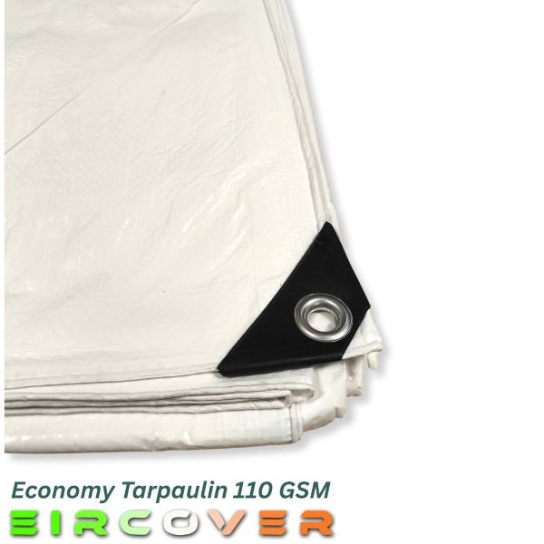 110 GSM Economy Tarpaulin White - Image 2