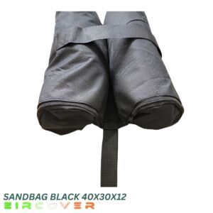 Double Sandbag  black : 40cm x 25cm x 12cm